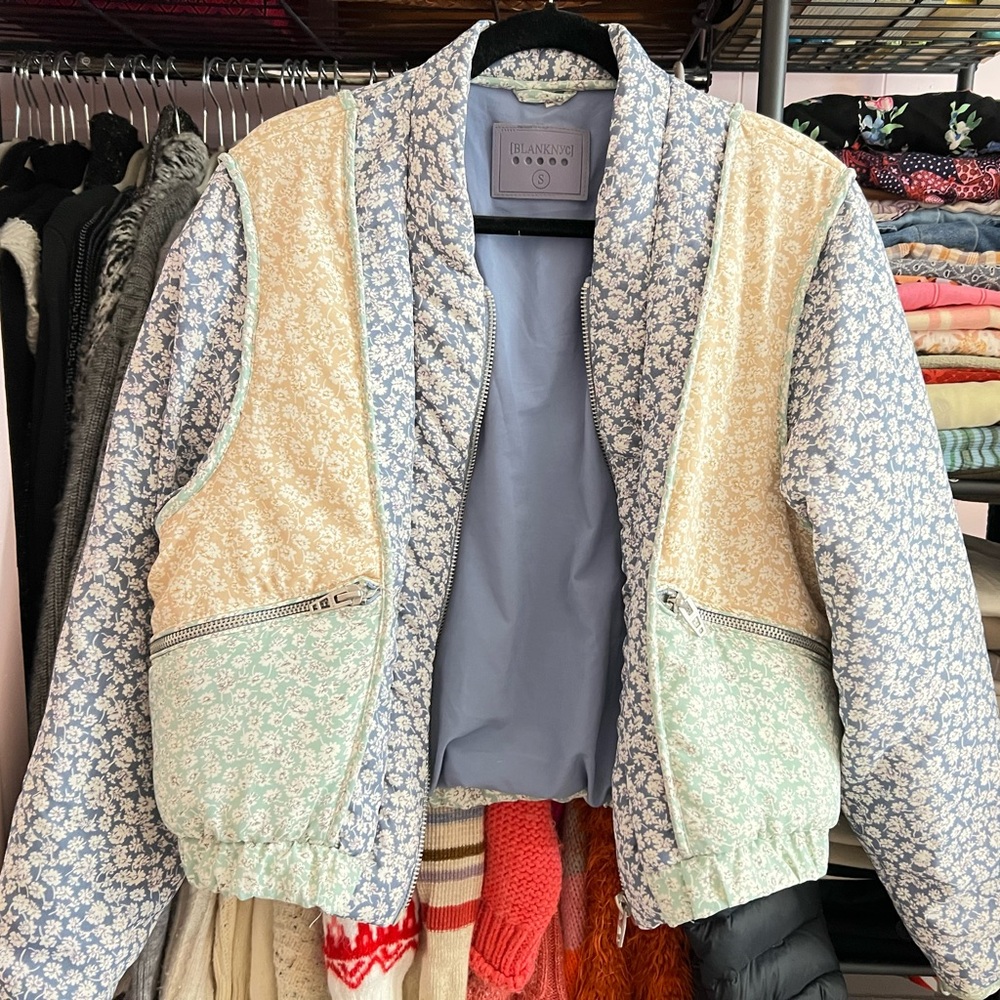 Blank Nyc Quilted Patchwork Jacket - image 6